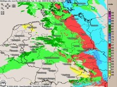 Glatte Stra&szlig;en auch noch in der Nacht
