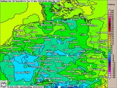 Kalte N&auml;chte in Deutschland